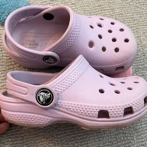 Purple kids crocs